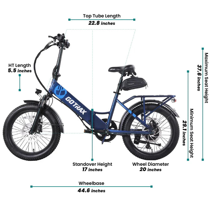 GoTrax F2 Foldable Electric Bike 2.0