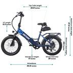 GoTrax F2 Foldable Electric Bike 2.0