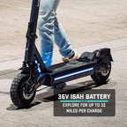 GoTrax GX Zero Dual Motor Electric Scooter