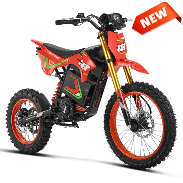 F18 Electric Dirt Bike with Mid-Drive for Teens & Adults